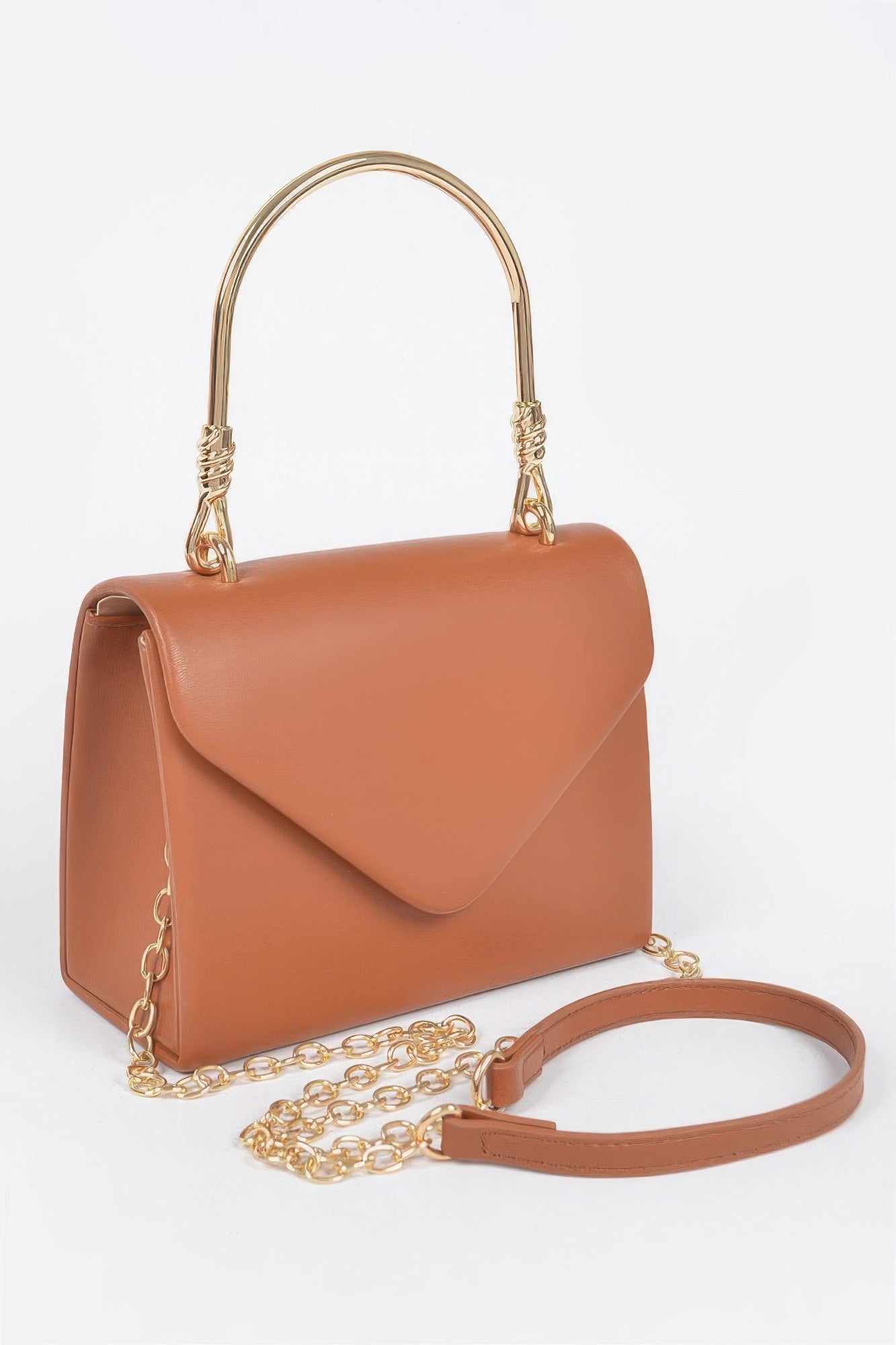 Сумка с металлической ручкой веганская FASHNZFAB, коричневый
Сумка с металлической ручкой веганская FASHNZFAB, коричневый