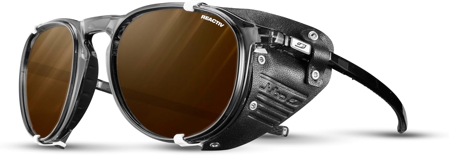 Очки Julbo Millenium Glacier для мужчин и женщин со съемными боковыми щитками для походов, снега/бликов - 100% защита от УФ-излучения, Translucent / White Frame - Brown Lens (Reactiv 2-4 Polarized)
Очки Julbo Millenium Glacier для мужчин и женщин со съемными боковыми щитками для походов, снега/бликов - 100% защита от УФ-излучения, Translucent / White Frame - Brown Lens (Reactiv 2-4 Polarized)