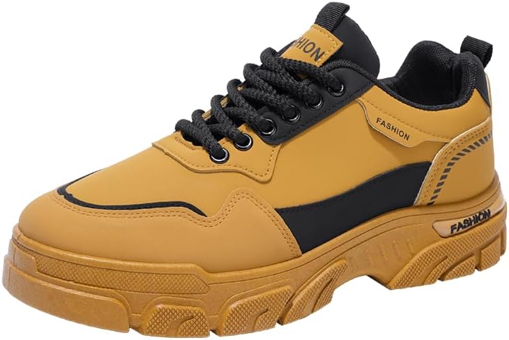 Мужские мотоботы-кроссовки, повседневные туфли для мужчин, удобные, нескользящие, прочные кроссовки с толстой подошвой, подходят для активного отдыха на улице Hchctry, желтый
Мужские мотоботы-кроссовки, повседневные туфли для мужчин, удобные, нескользящие, прочные кроссовки с толстой подошвой, подходят для активного отдыха на улице Hchctry, желтый