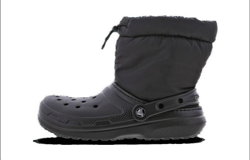 Детские ботинки Crocs Classic на подкладке для детей, Black 
Детские ботинки Crocs Classic на подкладке для детей, Black