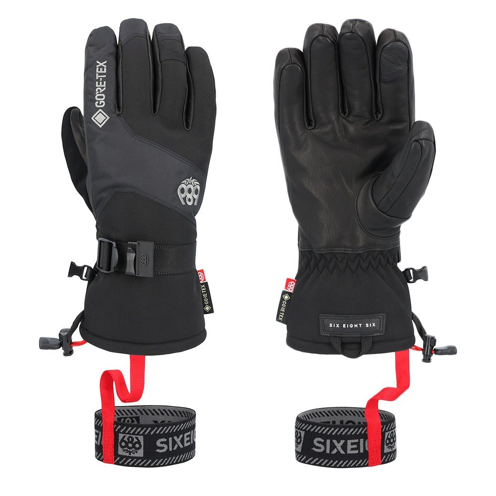 686 Перчатки из кожи GORE-TEX Linear (мужские), Black/Black
686 Перчатки из кожи GORE-TEX Linear (мужские), Black/Black