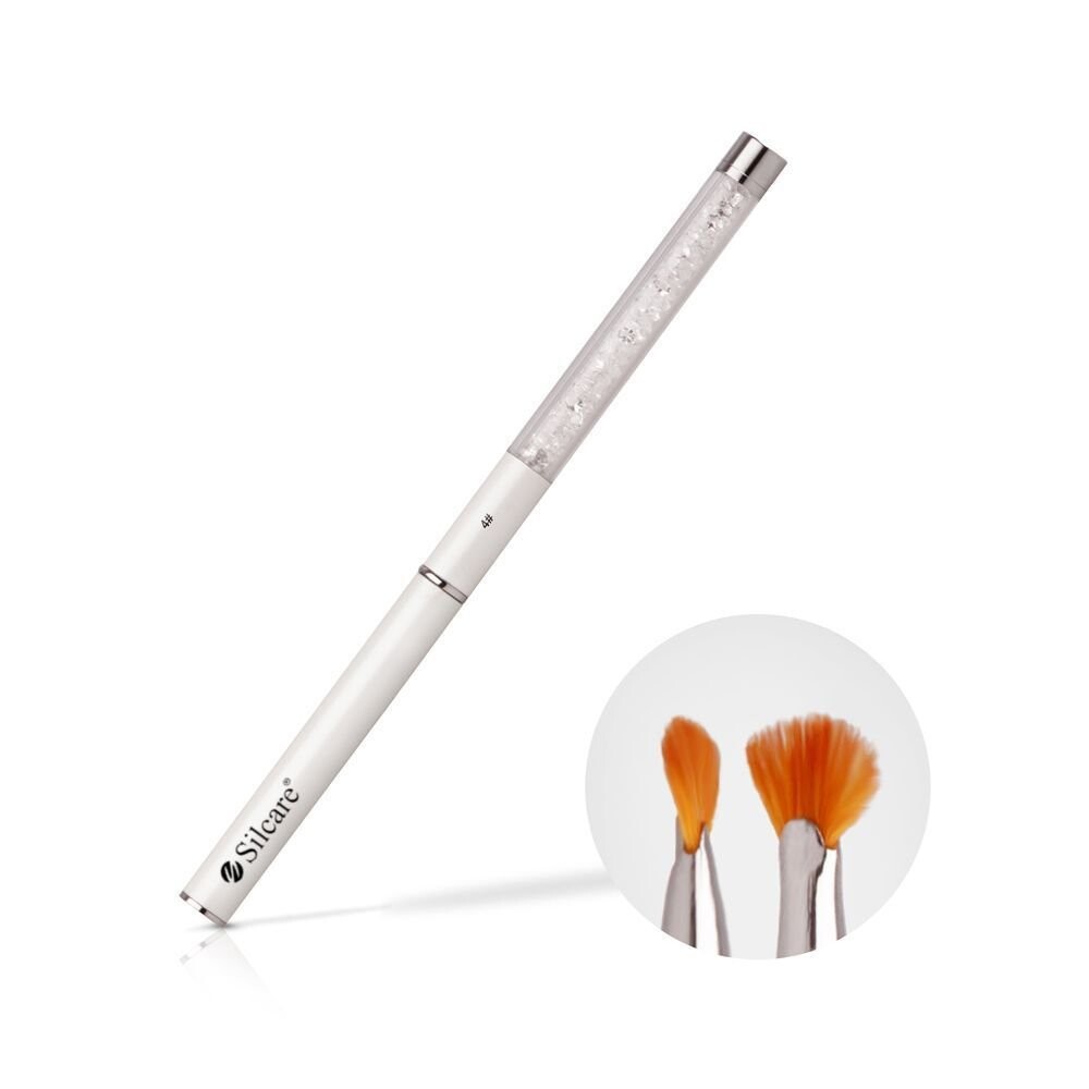 Кисть Silcare Ombre с веером кристаллов Белый #04
Кисть Silcare Ombre с веером кристаллов Белый #04