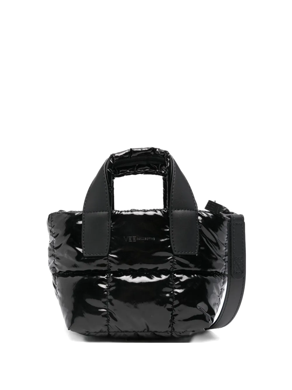 Мини стеганая сумка-тоут Veecollective, черный
Мини стеганая сумка-тоут Veecollective, черный