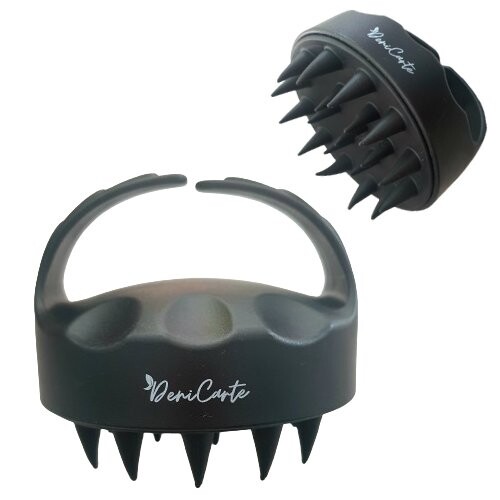 Массажная щетка для мытья волос на голове Deni Carte
Массажная щетка для мытья волос на голове Deni Carte