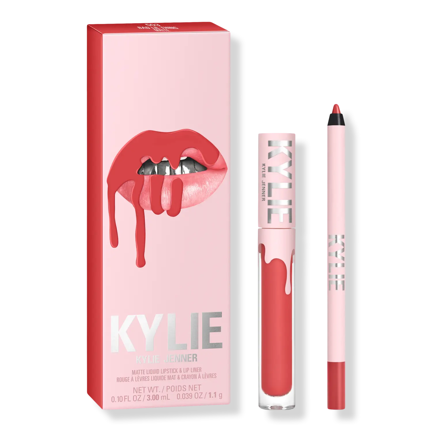 Набор матовых помад KYLIE COSMETICS, 503 Bad Lil Thing (raspberry red)
Набор матовых помад KYLIE COSMETICS, 503 Bad Lil Thing (raspberry red)