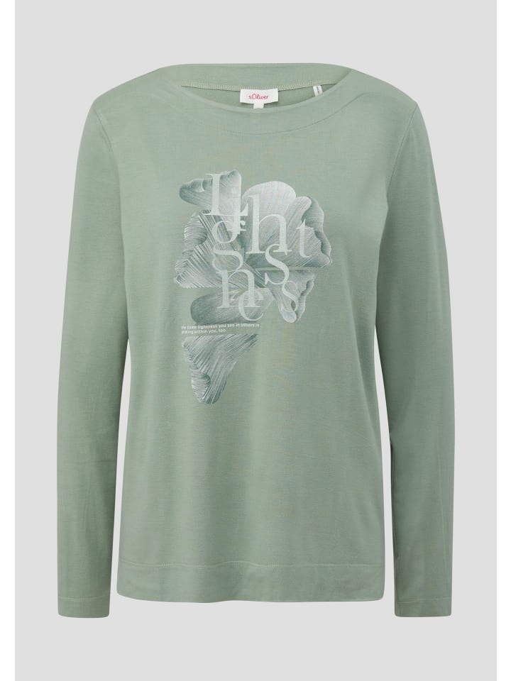 s.Oliver Лонгслив цвета 72D0_шалфейно-зеленый
s.Oliver Лонгслив цвета 72D0_шалфейно-зеленый