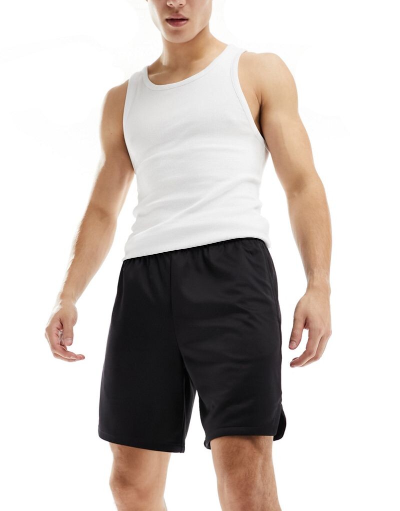 Черные спортивные шорты из полиэстера в сетку ASOS 4505 Icon Quick Dry
Черные спортивные шорты из полиэстера в сетку ASOS 4505 Icon Quick Dry