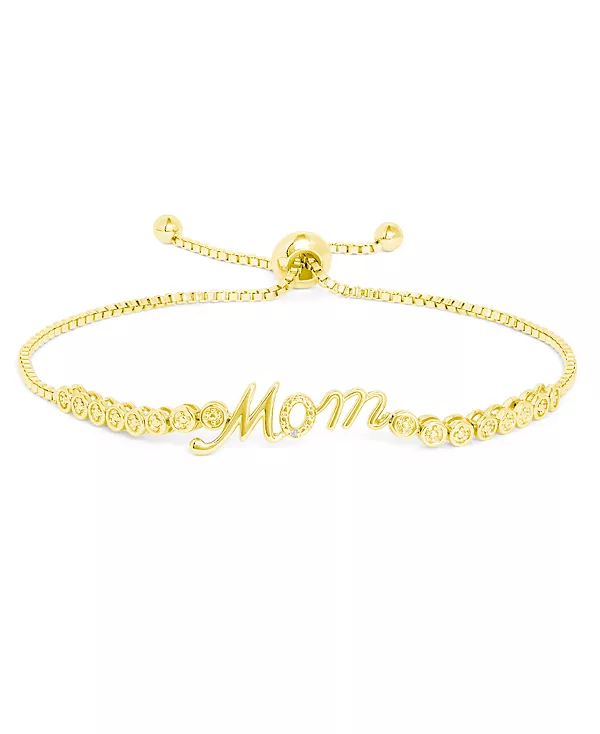 Браслет-Боло с бриллиантами и регулируемым узором для мамы, посеребренный или позолоченный Macy'S, gold
Браслет-Боло с бриллиантами и регулируемым узором для мамы, посеребренный или позолоченный Macy'S, gold