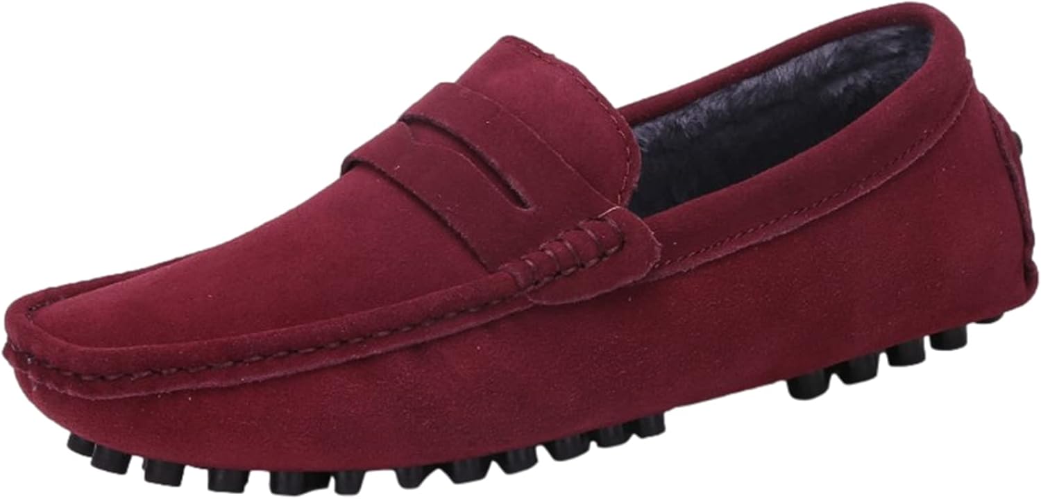 Мужские замшевые кожаные лоферы ANUFER, удобные мокасины для вождения
Мужские замшевые кожаные лоферы ANUFER, удобные мокасины для вождения