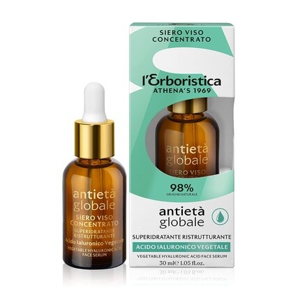 Сыворотка-концентрат с гиалуроновой кислотой растительного происхождения 30 мл, L'Erboristica
Сыворотка-концентрат с гиалуроновой кислотой растительного происхождения 30 мл, L'Erboristica