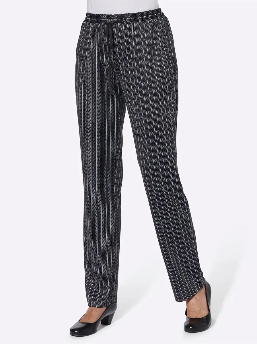 Трикотажные брюки Classic Basics, цвет Schwarz-Gestreift
Трикотажные брюки Classic Basics, цвет Schwarz-Gestreift