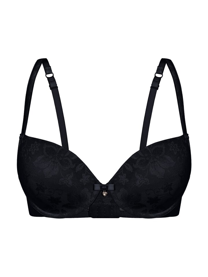 Бюстгальтер на косточках Sassa, черный 
Бюстгальтер на косточках Sassa, черный