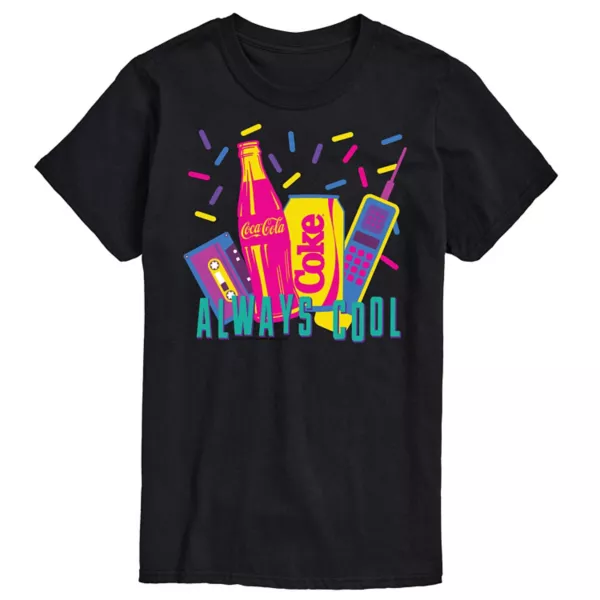 Большая и высокая футболка с принтом «Coca-Cola Always Cool» Licensed Character, черный
Большая и высокая футболка с принтом «Coca-Cola Always Cool» Licensed Character, черный