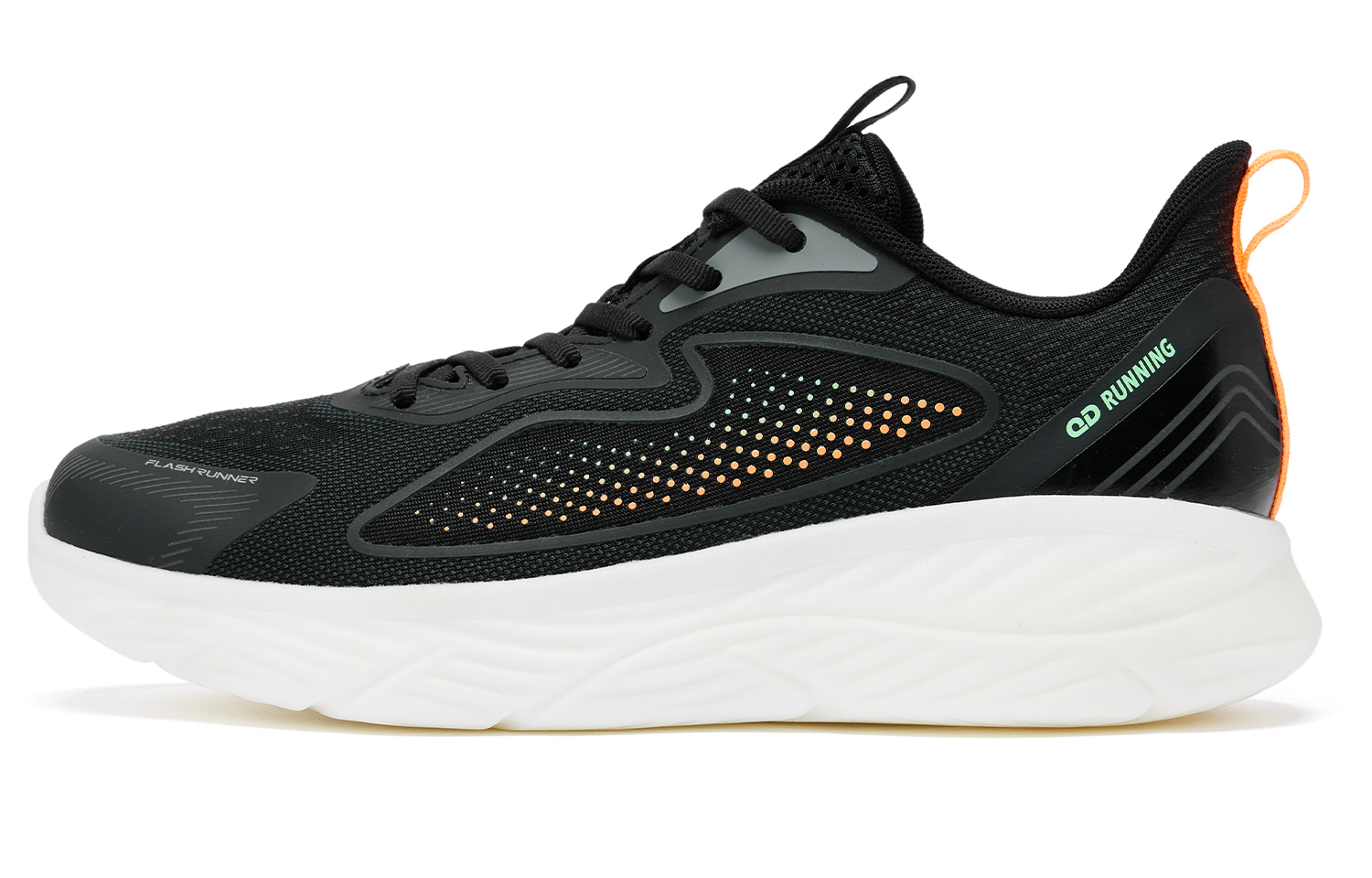 Антискользящие износостойкие низкие кроссовки для бега мужские черно-бело-оранжевые QIAODAN
Антискользящие износостойкие низкие кроссовки для бега мужские черно-бело-оранжевые QIAODAN