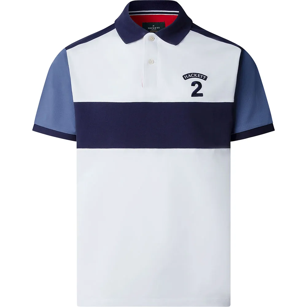 Поло с коротким рукавом Hackett Heritage NBR 2 Panel, белый
Поло с коротким рукавом Hackett Heritage NBR 2 Panel, белый