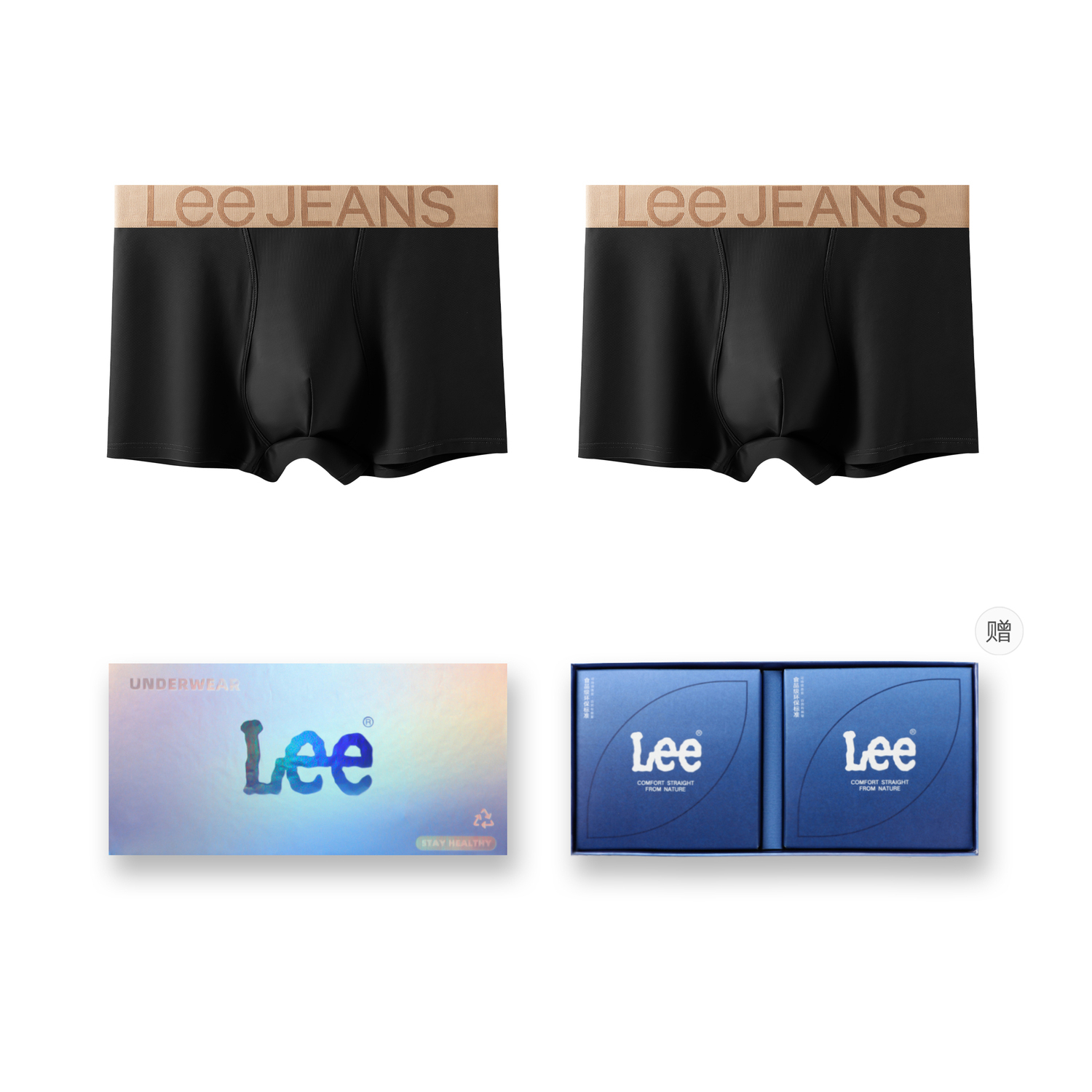 Мужские трусы-боксеры Lee, Box 2 Pack (черный+черный)
Мужские трусы-боксеры Lee, Box 2 Pack (черный+черный)