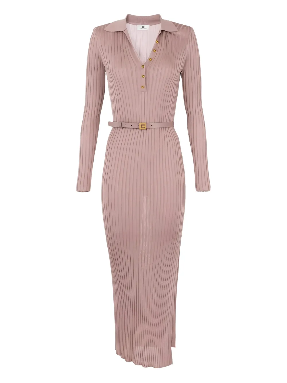 Платье миди поло в рубчик Elisabetta Franchi, розовый
Платье миди поло в рубчик Elisabetta Franchi, розовый