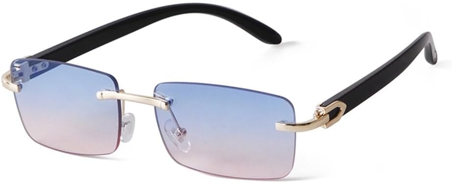 Солнцезащитные очки без оправы для женщин и мужчин, винтажные прямоугольные солнцезащитные очки с защитой от УФ-излучения UV400, очки для вождения, модные безоправные градиентные очки generic, C5
Солнцезащитные очки без оправы для женщин и мужчин, винтажные прямоугольные солнцезащитные очки с защитой от УФ-излучения UV400, очки для вождения, модные безоправные градиентные очки generic, C5