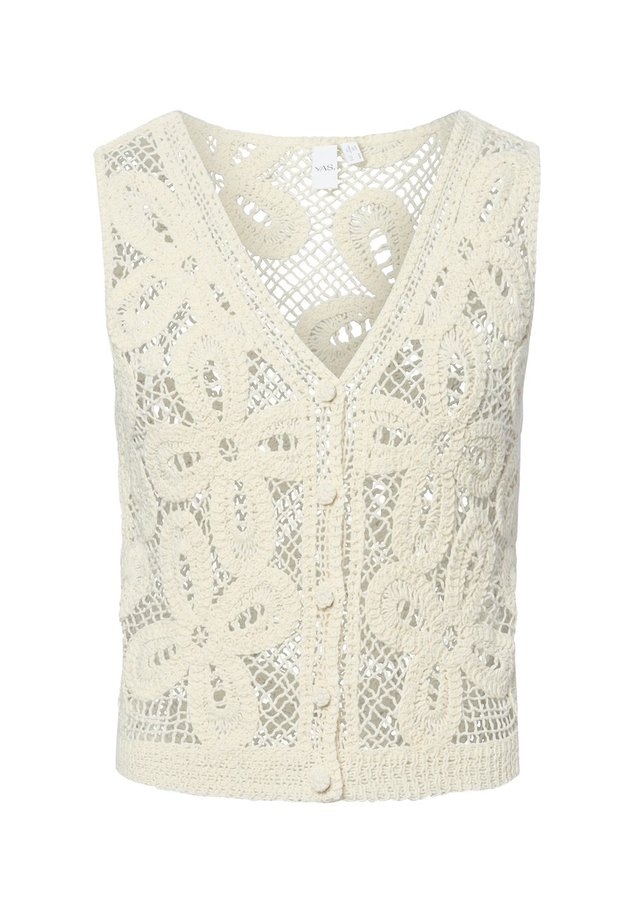Топ YAS ANULA, Ecru/White
Топ YAS ANULA, Ecru/White
