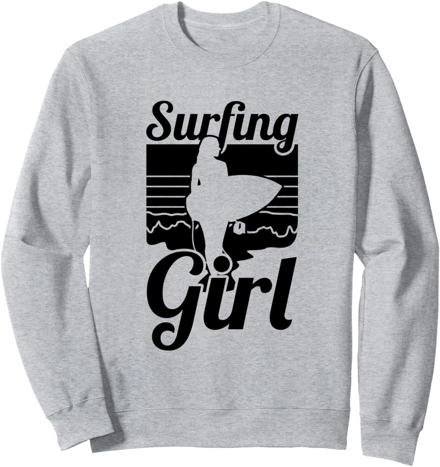 Толстовка с надписью «Девушка-серфингистка, любительница океана» Girls' Surf Instructor Shirt, серый
Толстовка с надписью «Девушка-серфингистка, любительница океана» Girls' Surf Instructor Shirt, серый