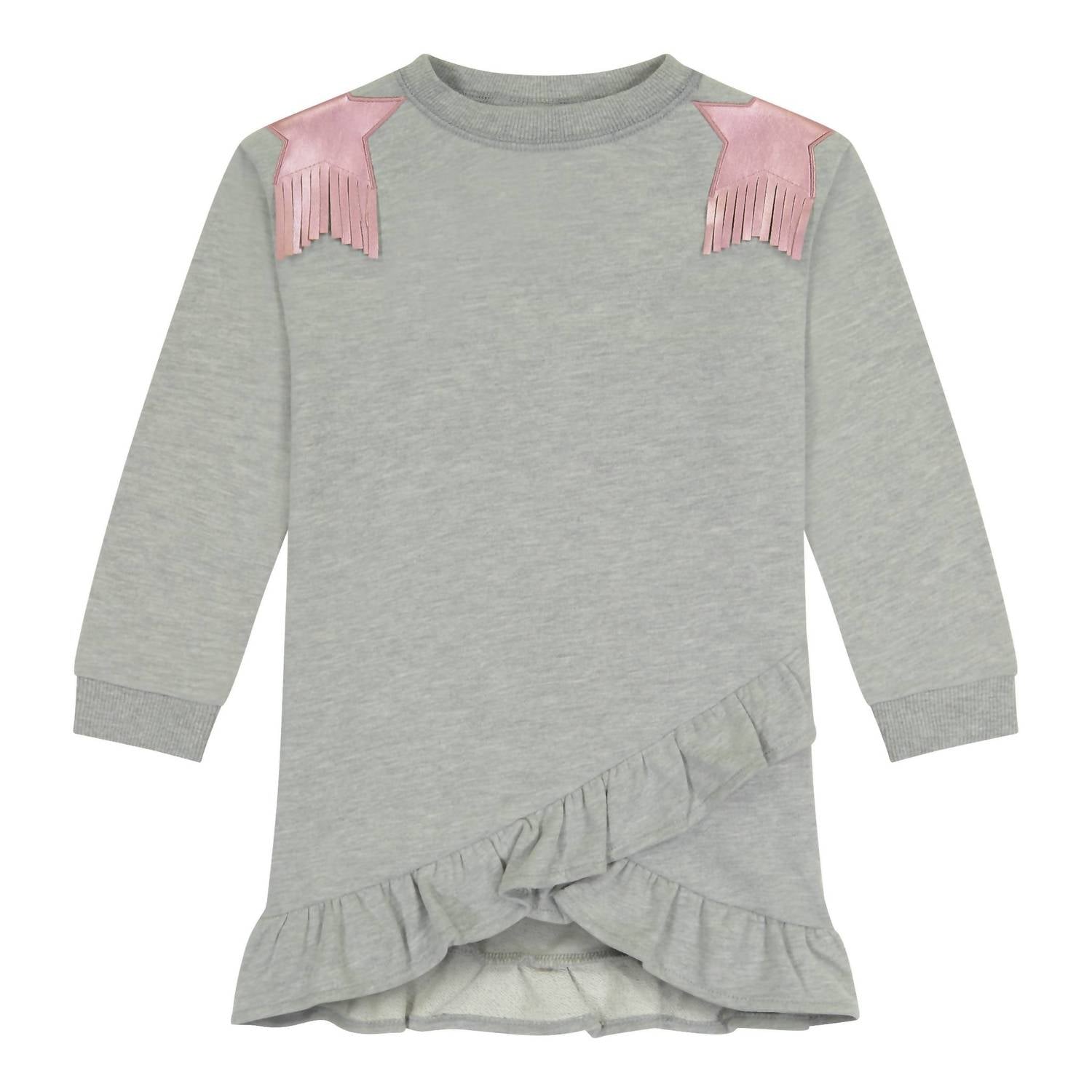 Платье для девочек с бахромой серого цвета Andy & Evan
Платье для девочек с бахромой серого цвета Andy & Evan