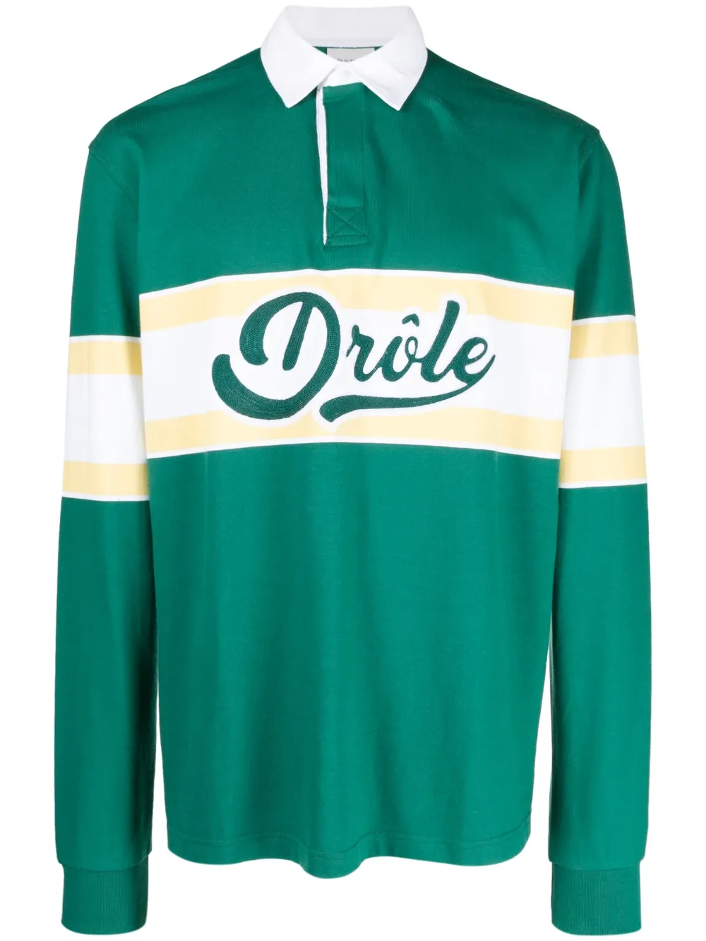 Рубашка поло с логотипом Drôle De Monsieur, зеленый
Рубашка поло с логотипом Drôle De Monsieur, зеленый