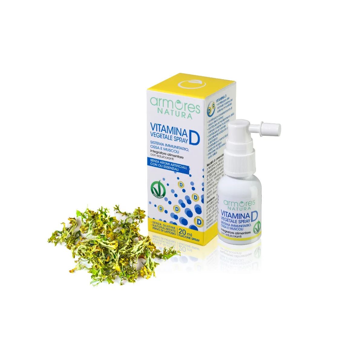 Armores Natura Растительный спрей с витамином D 20 мл Витаминная добавка
Armores Natura Растительный спрей с витамином D 20 мл Витаминная добавка
