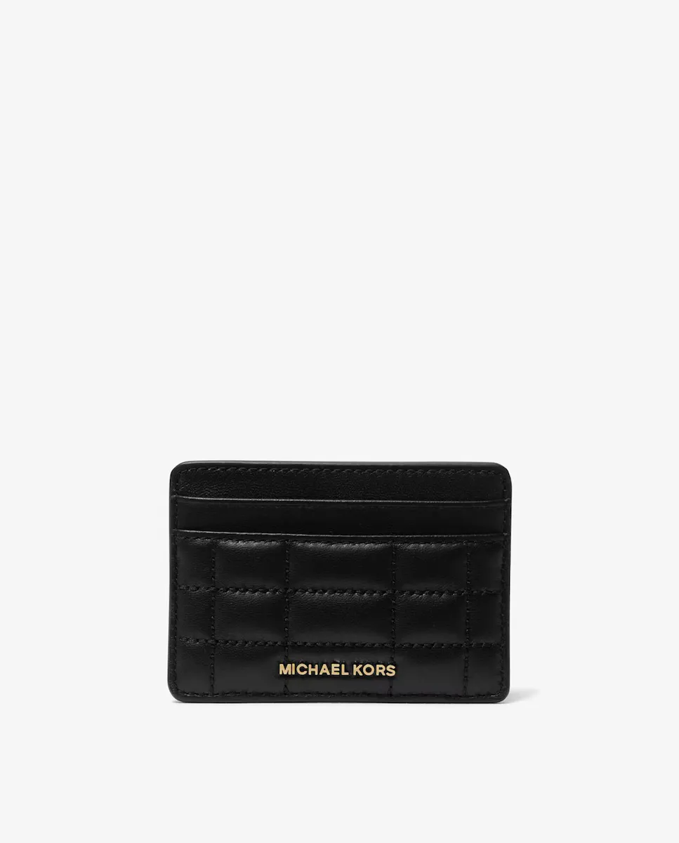 Женский держатель карт Jet Set из стеганой кожи Michael Michael Kors, черный
Женский держатель карт Jet Set из стеганой кожи Michael Michael Kors, черный