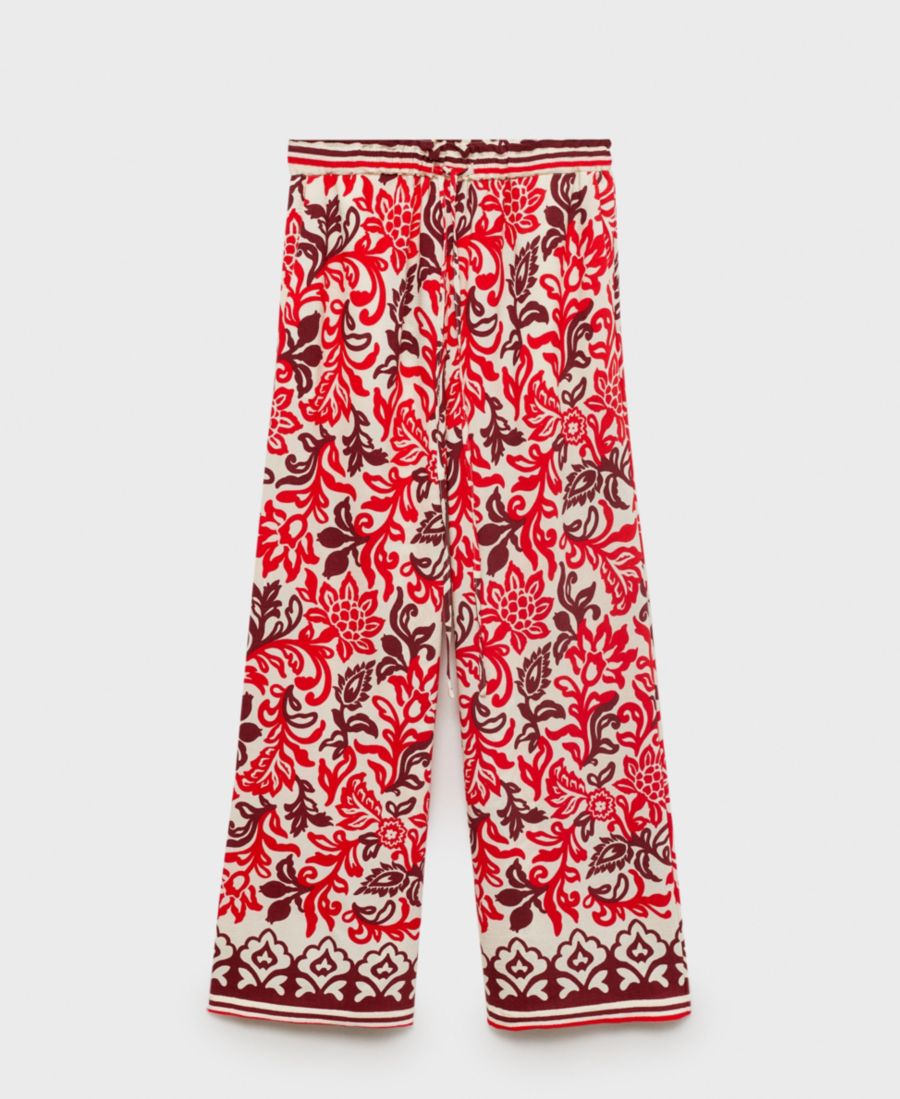 Женские свободные брюки с принтом MANGO, Off White
Женские свободные брюки с принтом MANGO, Off White