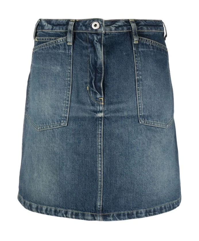 Джинсовая мини юбка А силуэта Kenzo, синий
Джинсовая мини юбка А силуэта Kenzo, синий