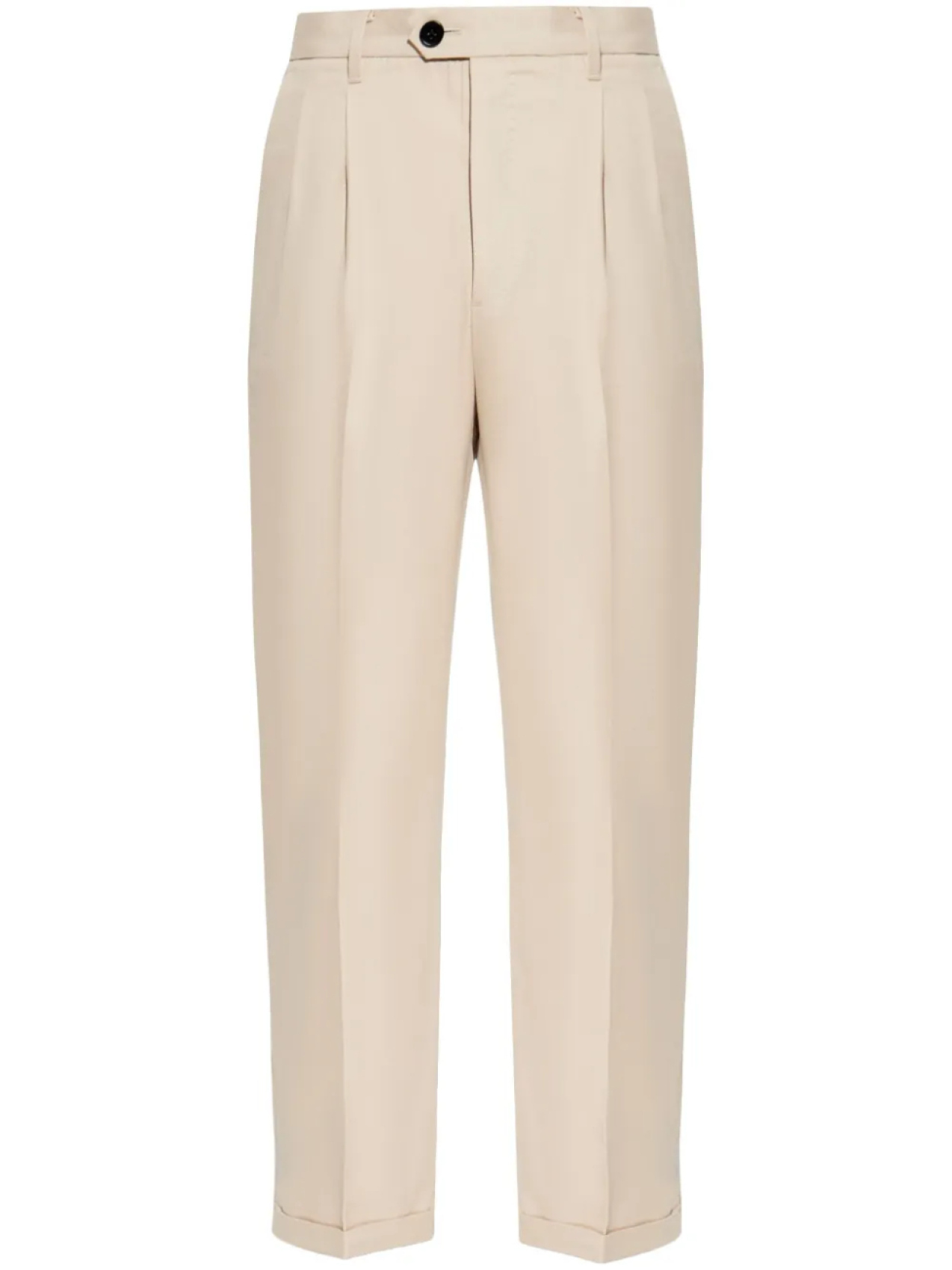 Зауженные брюки со складками AllSaints, нейтральный 
Зауженные брюки со складками AllSaints, нейтральный