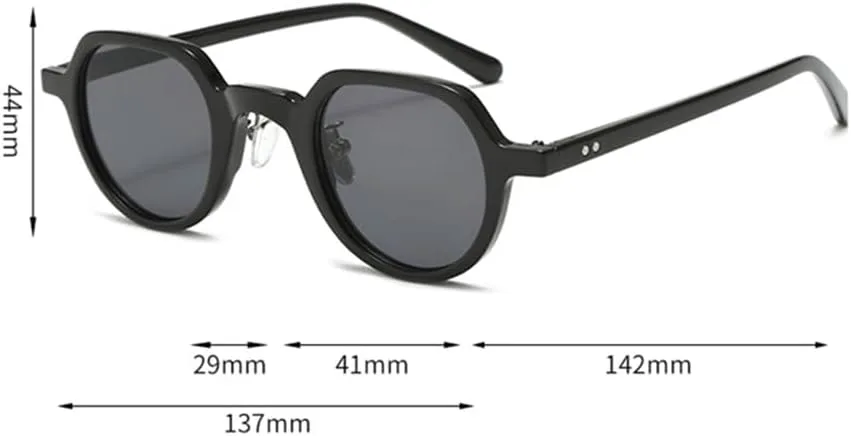 Солнцезащитные очки в маленькой оправе в винтажном стиле для женщин, защита от УФ-излучения UV400, круглые солнцезащитные очки для мужчин, аксессуары VFDHN, Black
Солнцезащитные очки в маленькой оправе в винтажном стиле для женщин, защита от УФ-излучения UV400, круглые солнцезащитные очки для мужчин, аксессуары VFDHN, Black
