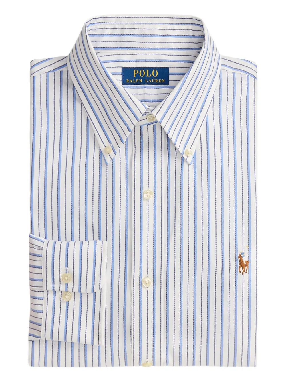 Полосатая рубашка с длинными рукавами Polo Ralph Lauren, белый
Полосатая рубашка с длинными рукавами Polo Ralph Lauren, белый