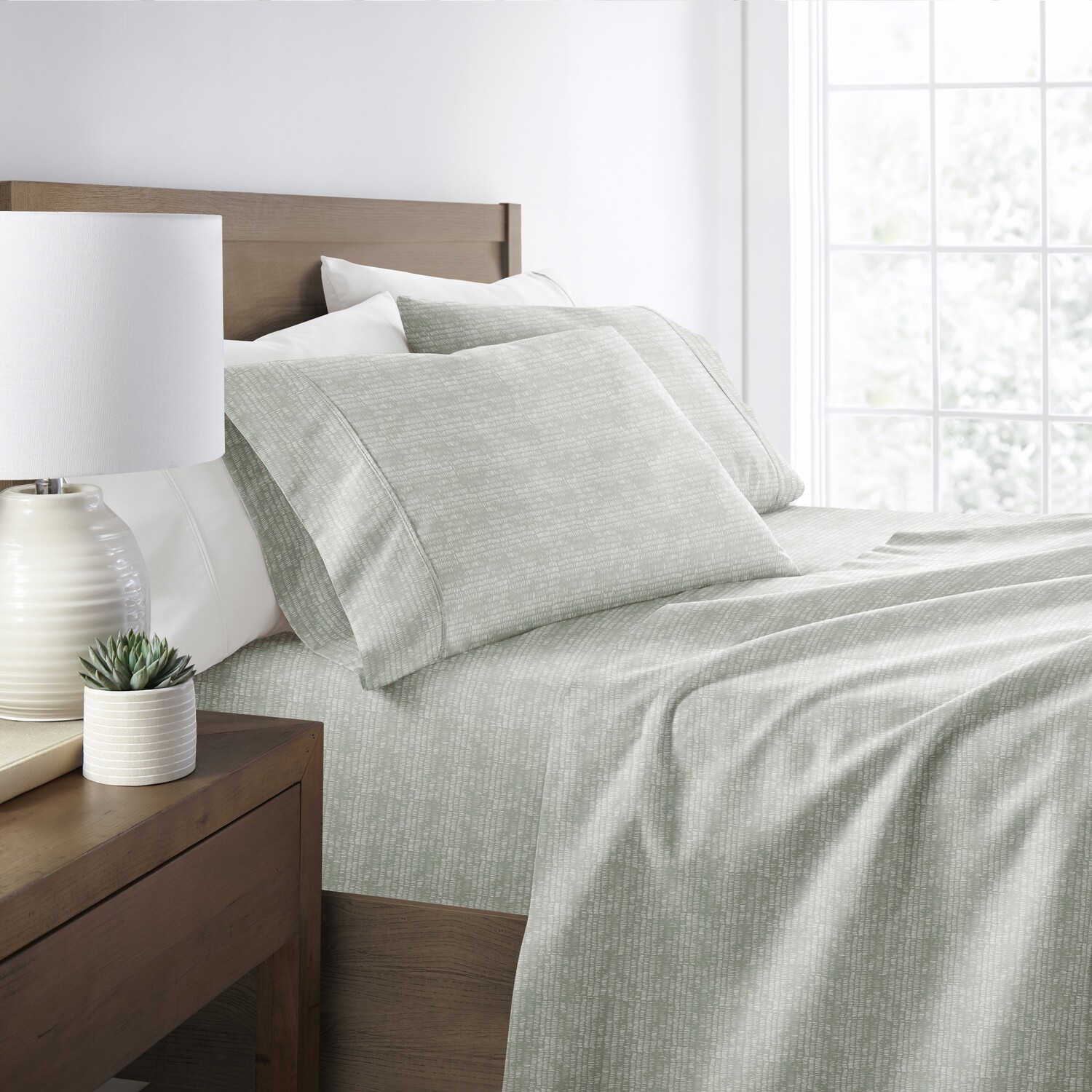 Набор постельного белья Soft Lines из 4 предметов ienjoy Home, цвет Green Drip
Набор постельного белья Soft Lines из 4 предметов ienjoy Home, цвет Green Drip