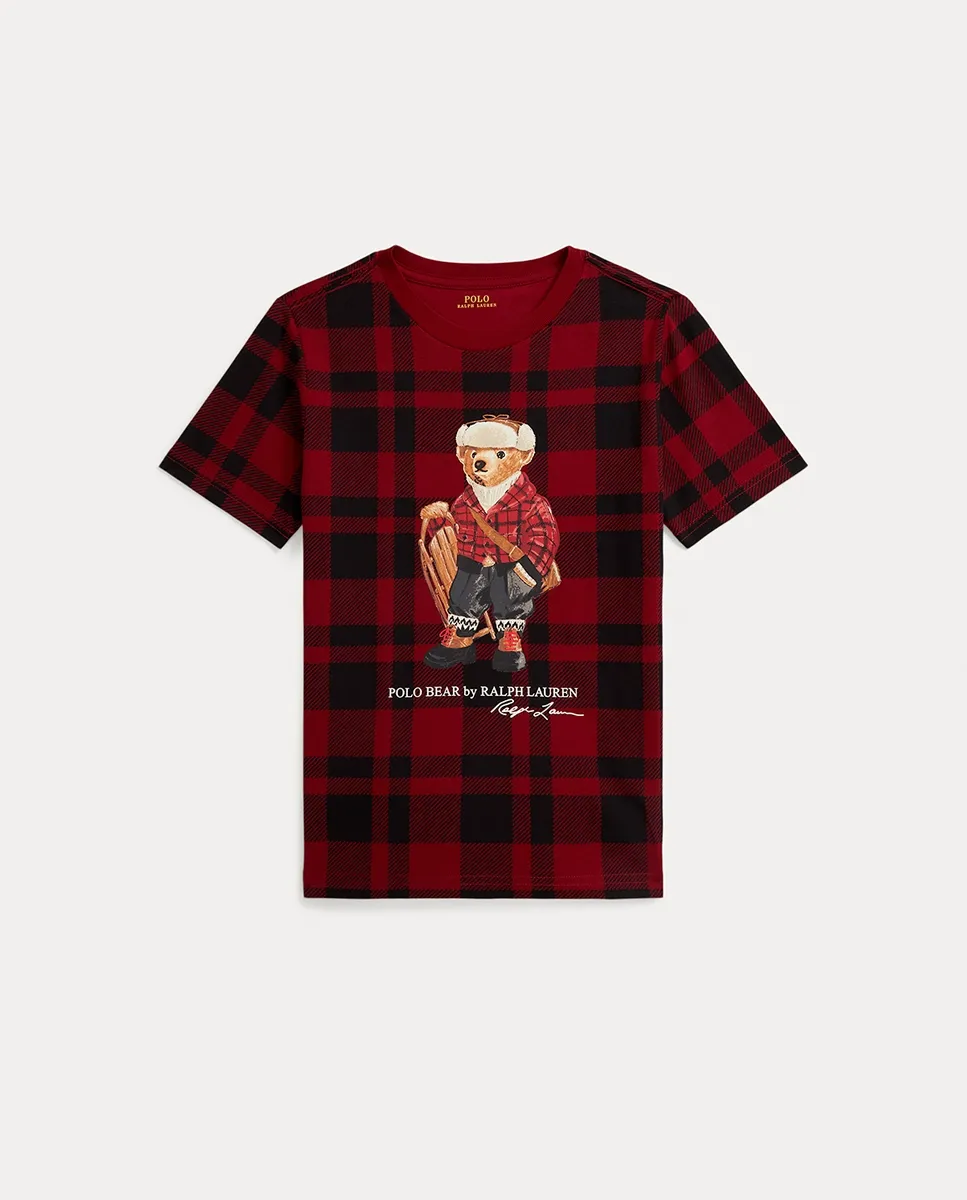 Детская хлопковая футболка с Polo Bear Polo Ralph Lauren, гранатовый
Детская хлопковая футболка с Polo Bear Polo Ralph Lauren, гранатовый