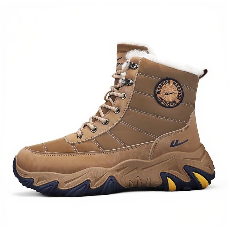 WARRIOR Термостойкие противоскользящие утепленные снежные ботинки с увеличенной высотой и защитой от истирания для мужчин, цвет khaki
WARRIOR Термостойкие противоскользящие утепленные снежные ботинки с увеличенной высотой и защитой от истирания для мужчин, цвет khaki