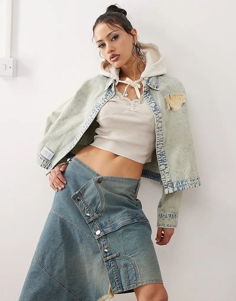 Джинсовая рубашка с капюшоном Aape By A Bathing Ape цвета слоновой кости
Джинсовая рубашка с капюшоном Aape By A Bathing Ape цвета слоновой кости