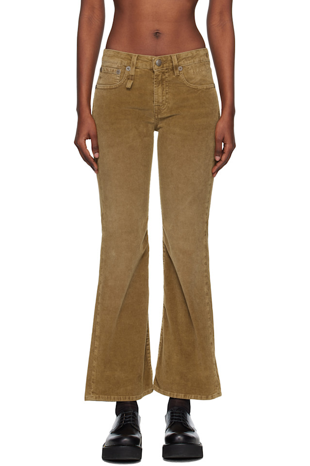 R13 Джинсы-Клеш цвета хаки Joan
R13 Джинсы-Клеш цвета хаки Joan