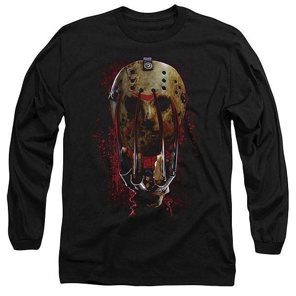 Футболка с длинным рукавом Freddy vs Jason с маской и когтями Licensed Character
Футболка с длинным рукавом Freddy vs Jason с маской и когтями Licensed Character