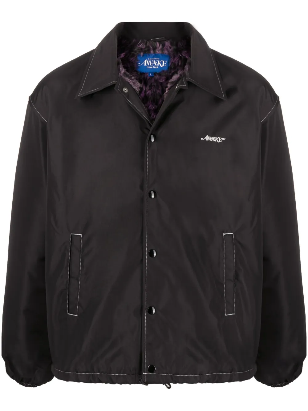 Куртка с вышитым логотипом Awake NY, черный
Куртка с вышитым логотипом Awake NY, черный