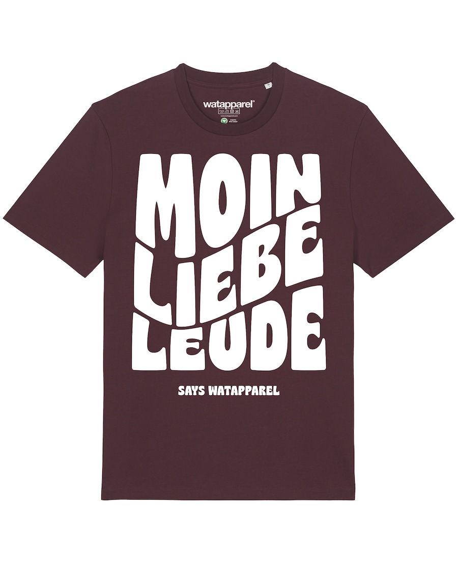 Рубашка Watapparel Moin liebe Leude, бордовый
Рубашка Watapparel Moin liebe Leude, бордовый