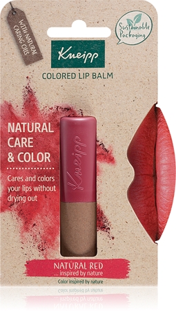 Тонизирующий бальзам для губ Kneipp Natural Care & Color, Natural Red 3,5 g
Тонизирующий бальзам для губ Kneipp Natural Care & Color, Natural Red 3,5 g