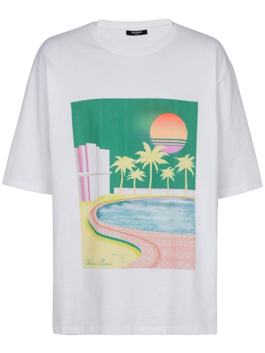 Balmain футболка из хлопка с графическим принтом, белый
Balmain футболка из хлопка с графическим принтом, белый