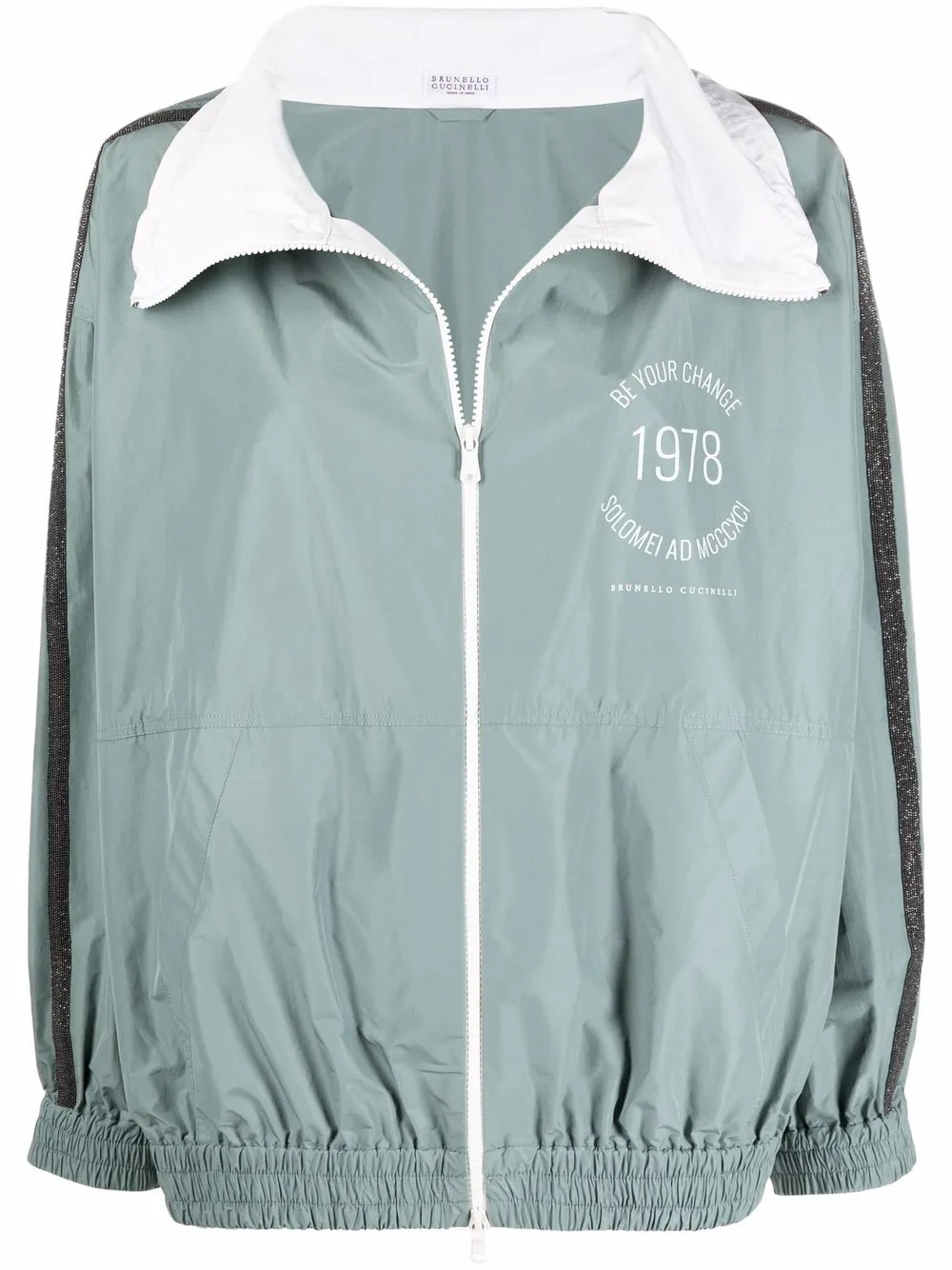 Легкая куртка на молнии Brunello Cucinelli, зеленый
Легкая куртка на молнии Brunello Cucinelli, зеленый