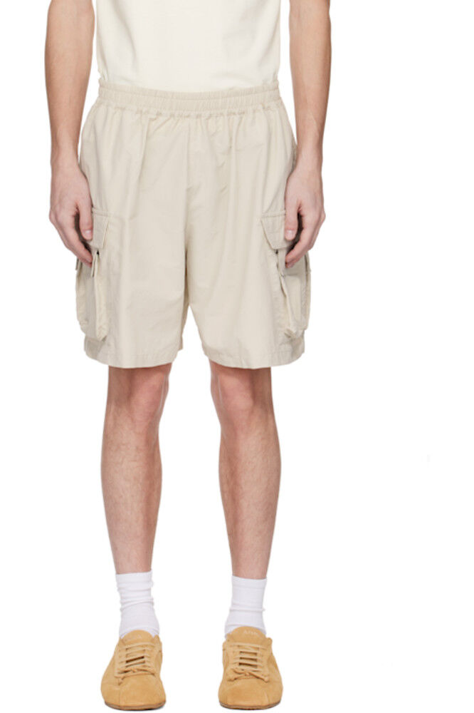 Бежевые мини-шорты-карго ABRA
Бежевые мини-шорты-карго ABRA