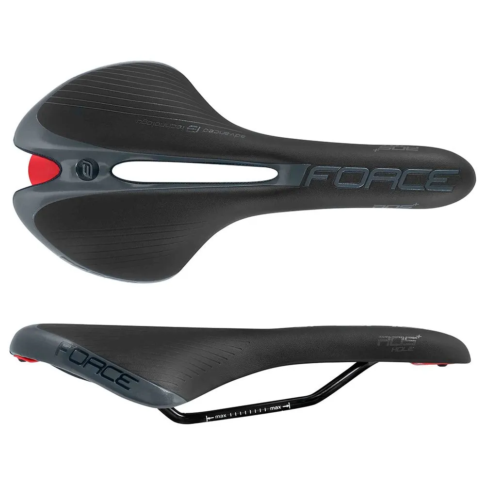 Седло Force Ros Hole+, черный
Седло Force Ros Hole+, черный
