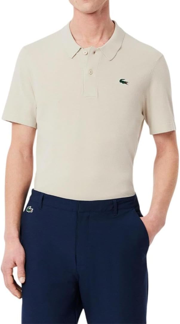 Lacoste мужской спортивный короткий рукав поло воротник гольф свитер, Marten Beige
Lacoste мужской спортивный короткий рукав поло воротник гольф свитер, Marten Beige
