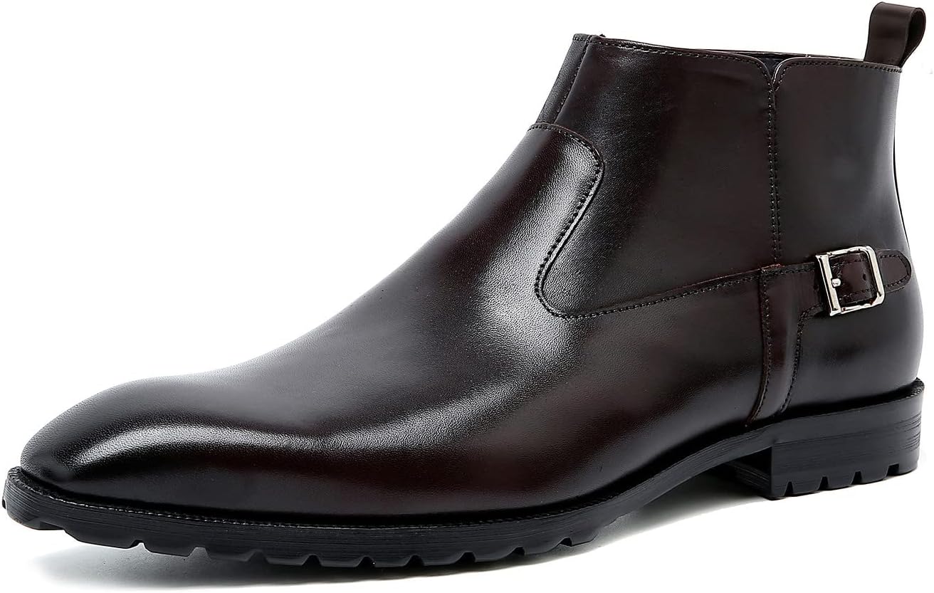 Мужские повседневные классические ботинки Santimon с пряжкой и молнией Челси, коричневый
Мужские повседневные классические ботинки Santimon с пряжкой и молнией Челси, коричневый