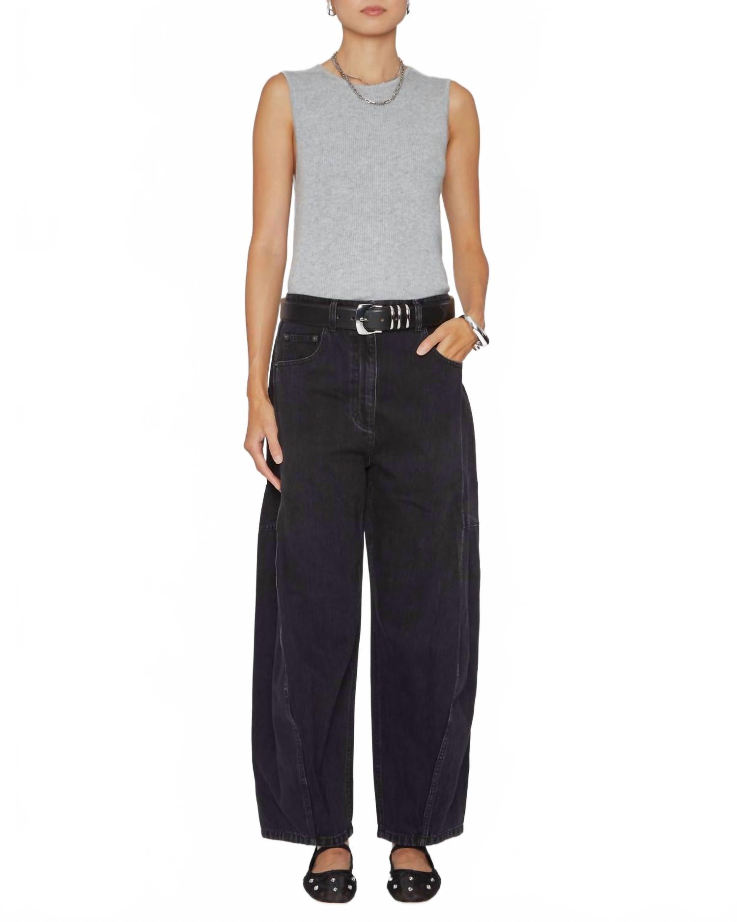 Derek Lam 10 Crosby Топ-майка Ariana Muscle в рубчик, цвет серый меланж
Derek Lam 10 Crosby Топ-майка Ariana Muscle в рубчик, цвет серый меланж