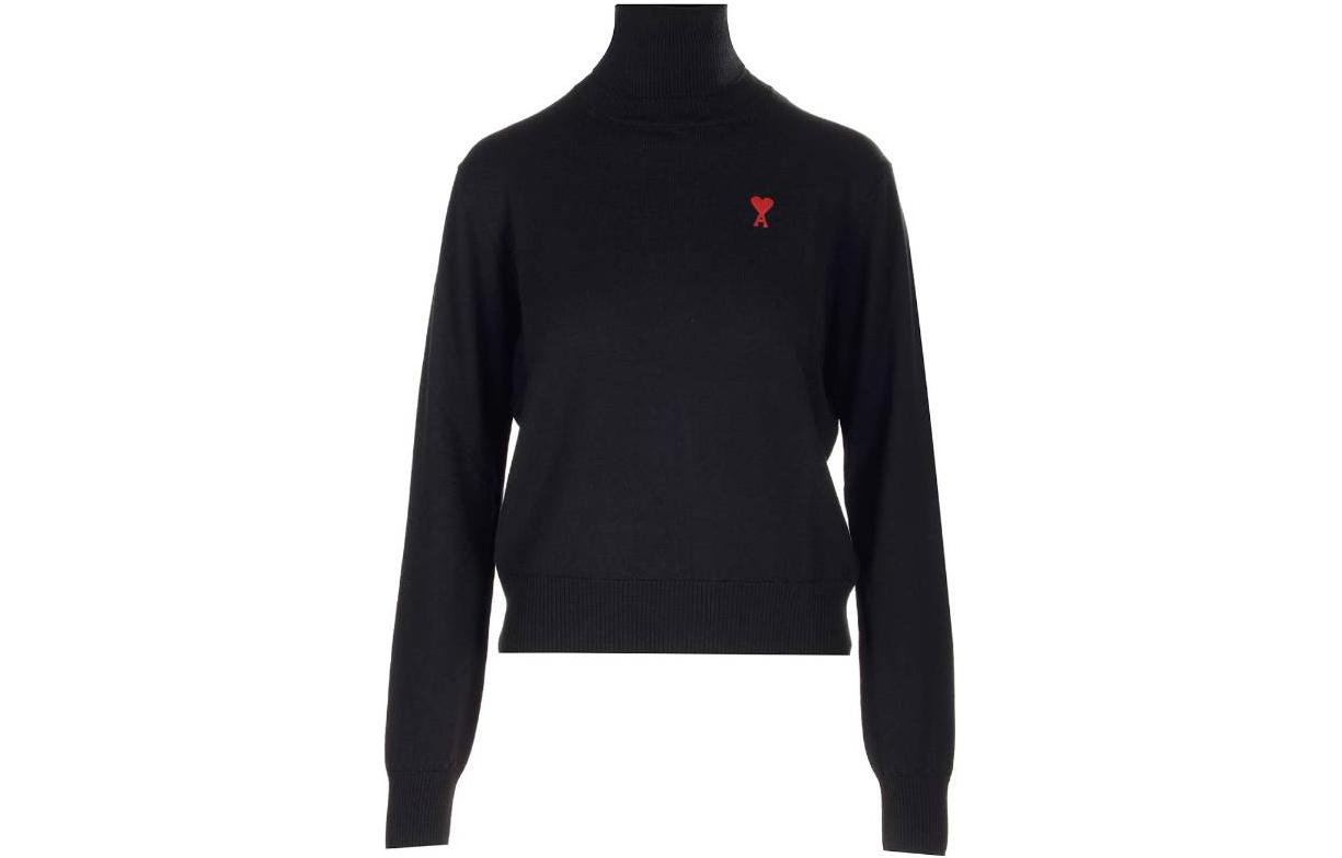 Ами Ами Де Кёр Высокий Воротник Вязаный Джемпер AMIPARIS, Черный
Ами Ами Де Кёр Высокий Воротник Вязаный Джемпер AMIPARIS, Черный